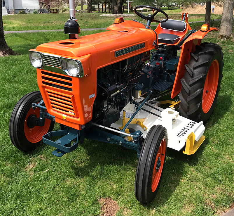 Tractor painted with KBS Top Coater