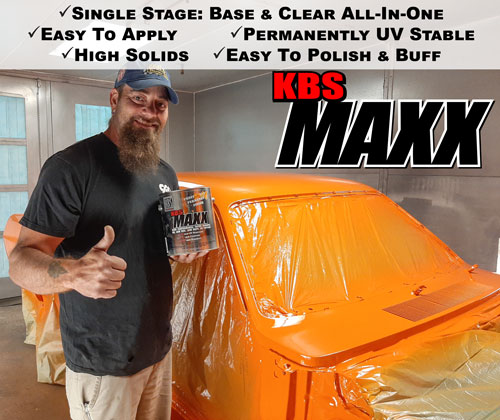 KBS MAXX 2K Topcoat Application Example