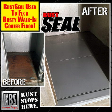 Rust Prevention Paint - Walk In Cooler