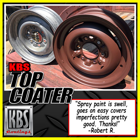 KBS Top Coater Aerosol - Professional 1K Aerosol Spray Top Coat Paint