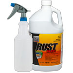RustBlast Gallon w/ Spray Bottle and Sprayer - Powerful Metal Acid Etch and Rust Remover