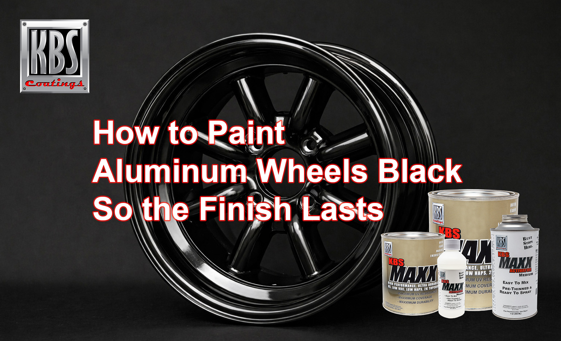 How to Paint Aluminum Wheels Black So the Finish Lasts