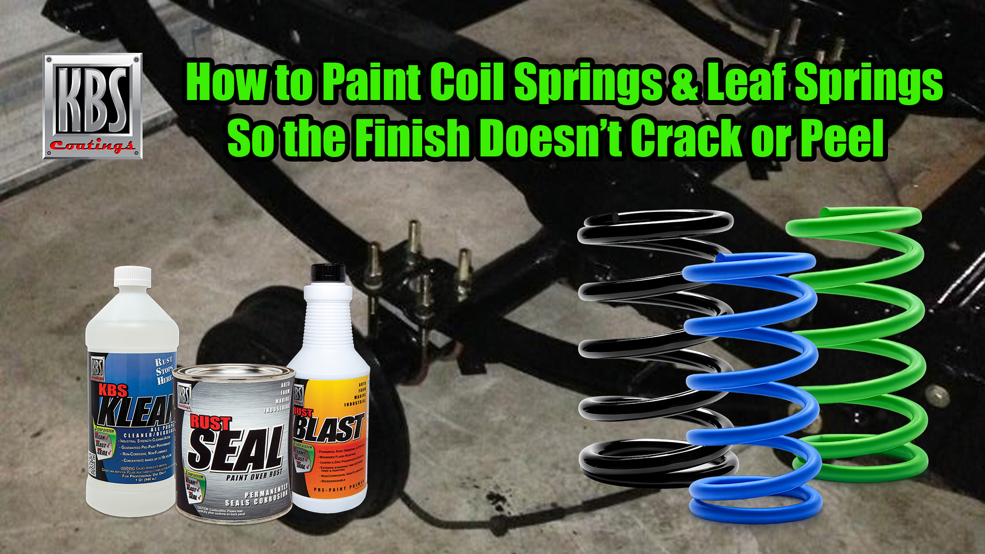 How to Paint Coil Springs and Leaf Springs So the Finish Doesn’t Crack or Peel