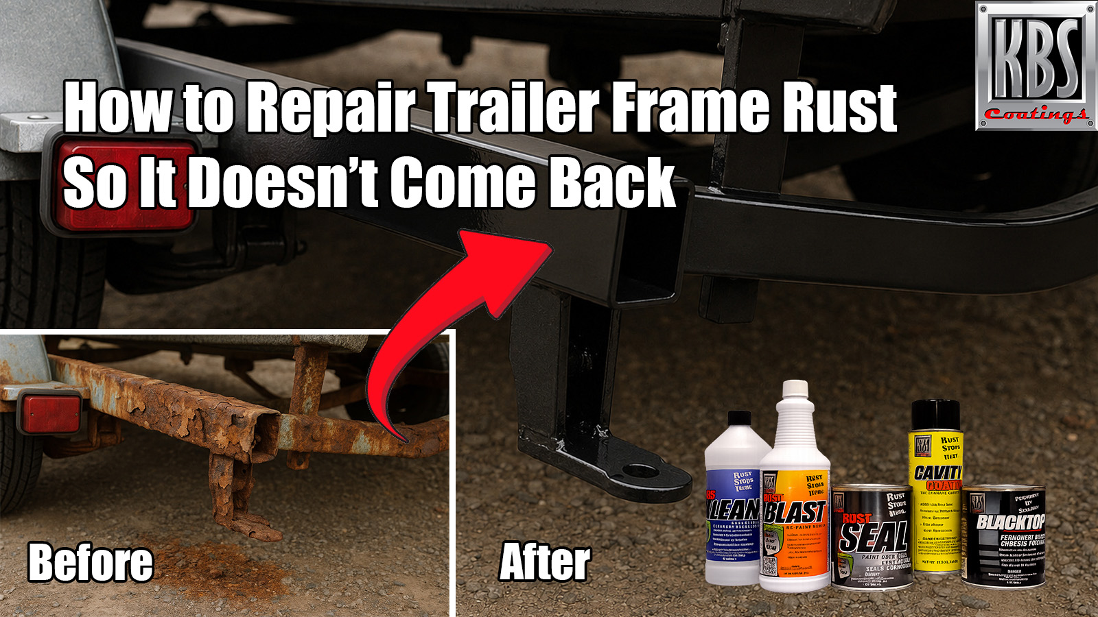 How to Repair Trailer Frame Rust So It Doesn't Come Back
