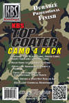 Camo Aerosol 4 Pack - KBS Top Coater