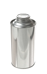 Quart Can - Dome Style with Screw On Lid