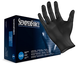 SemperForce Black Nitrile Gloves