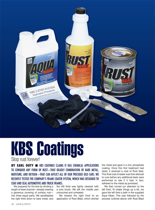 Trunk and Floorpan Repair Kit - Stop Rust - RustSeal - KBS Coatings