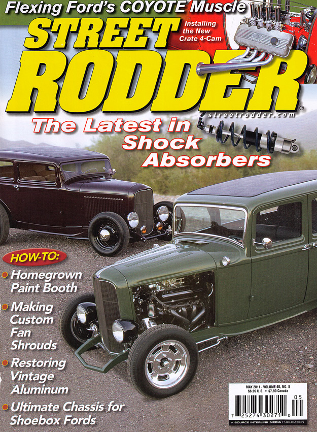 Street Rodder Magazine - May 2011 - Cover Page - RustSeal and BlackTop